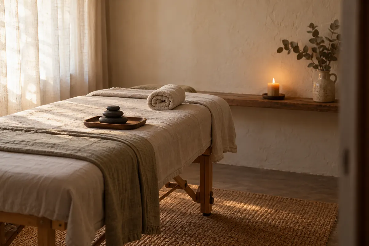A calm treatment room